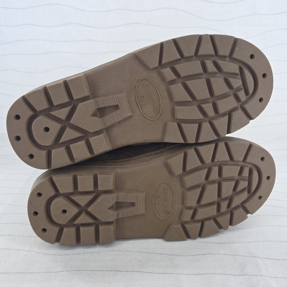 Bearpaw Unisex Brandy Brown Suede Shearling Lined Boots Size 6/7 NEW - Picture 10 of 13